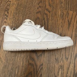 Nike Air Force - youth size 4 - white leather